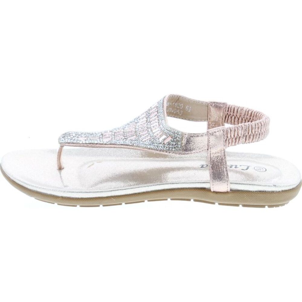 Lucita Crab-1820 Champagne Womens sandals 8 NEW - Picture 2 of 8